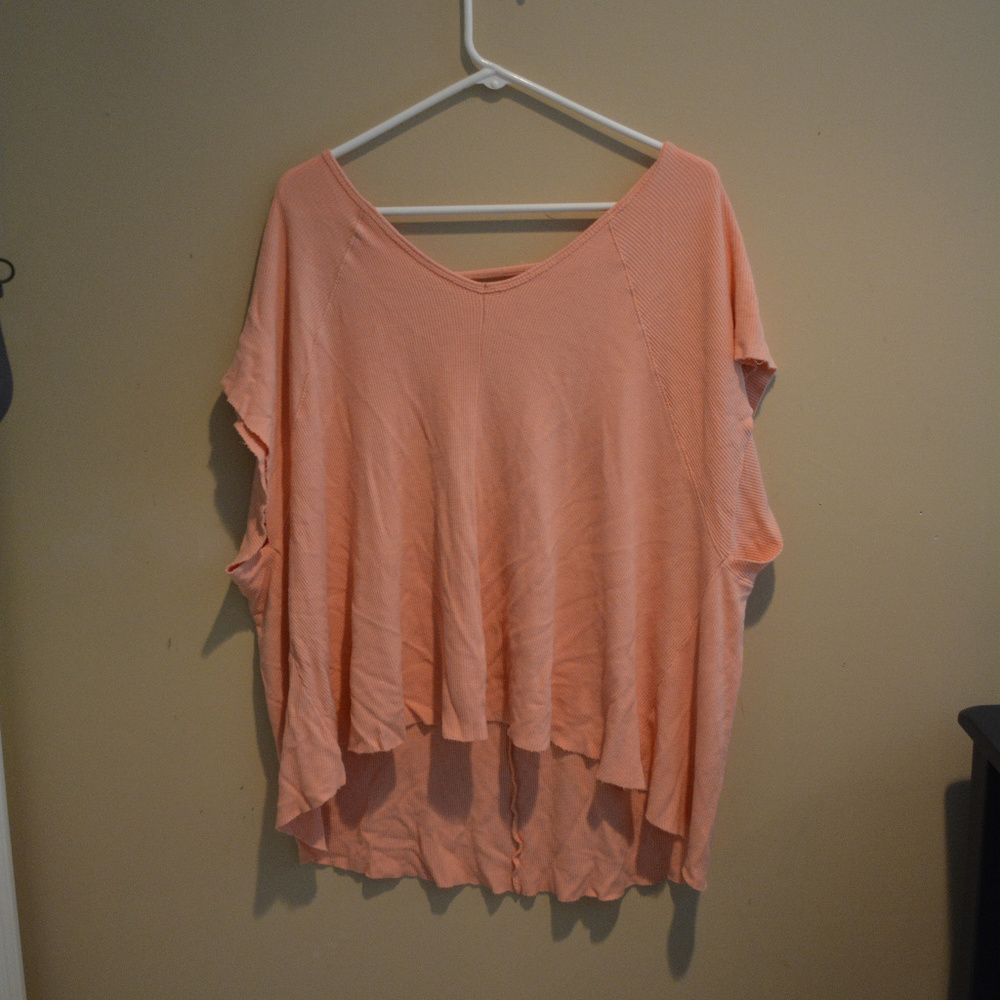 Oversized Comfy Peach Top